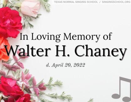 Walter H. Chaney Obituary